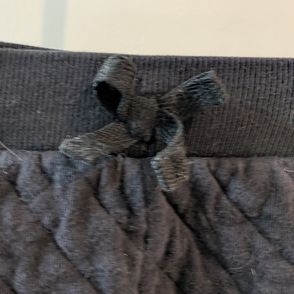 The Children's Place Quilted Black Jogger Pants - Picture 3 of 4